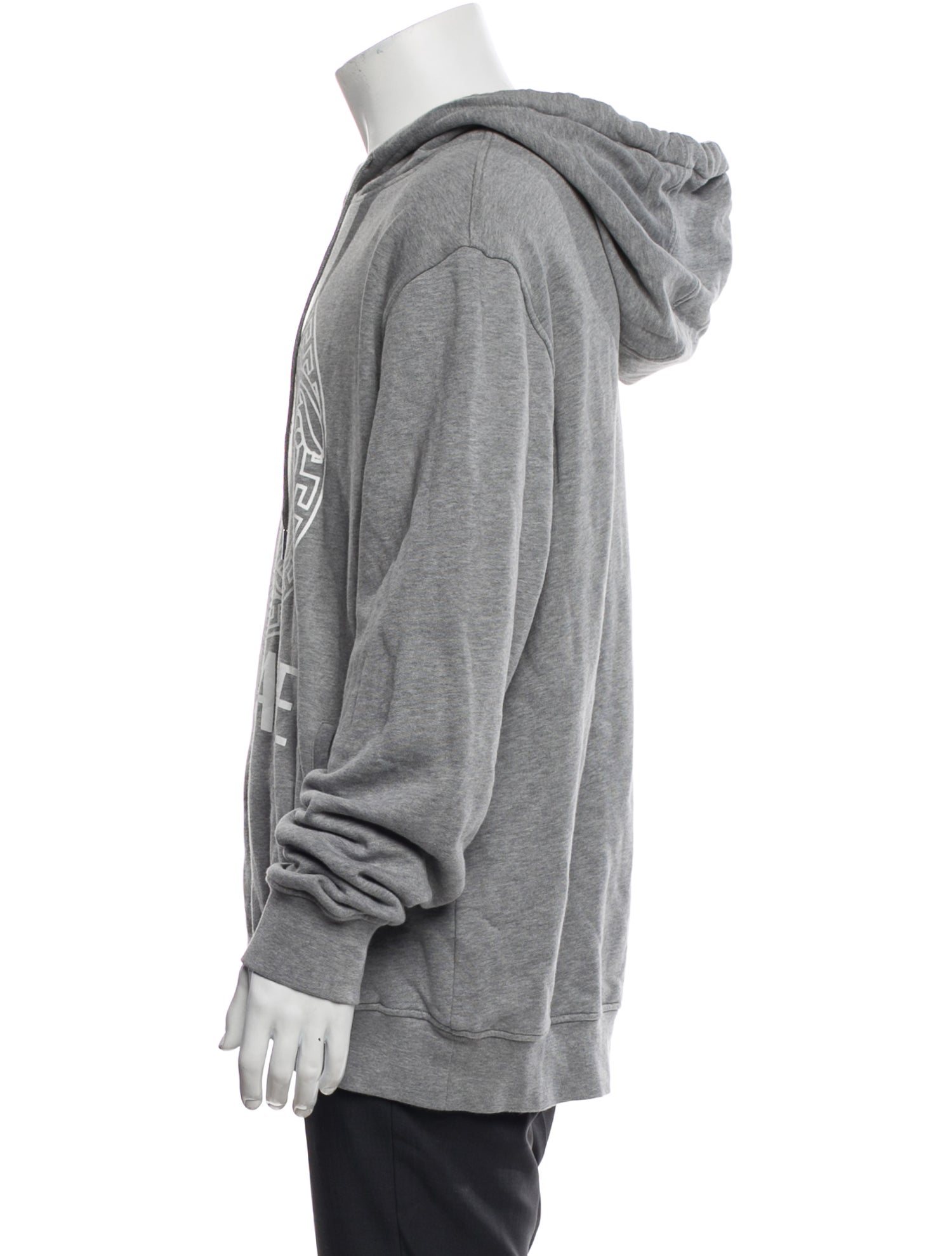 Versace Graphic Print Crew Neck Hoodie