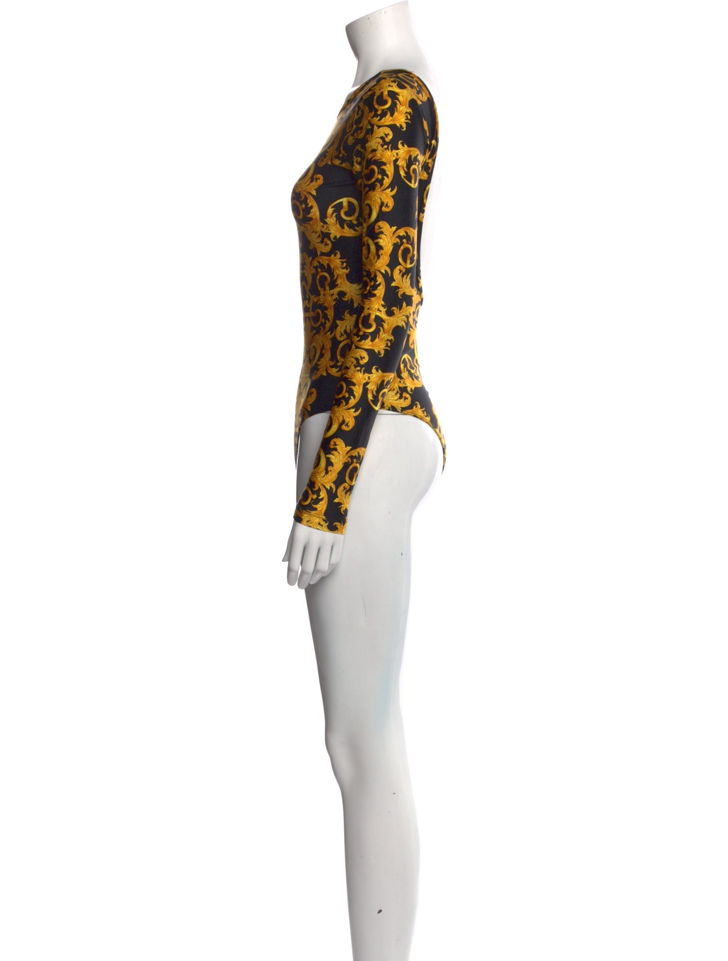 Versace Jeans Couture Nylon Printed Bodysuit