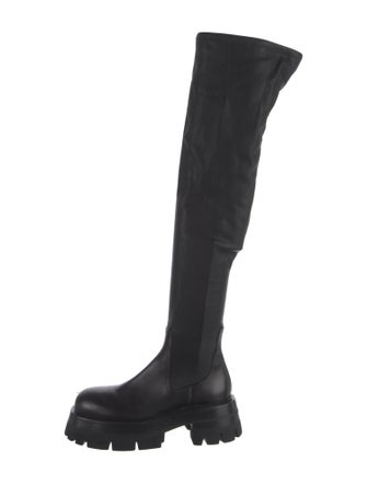 Versace Leather Boots