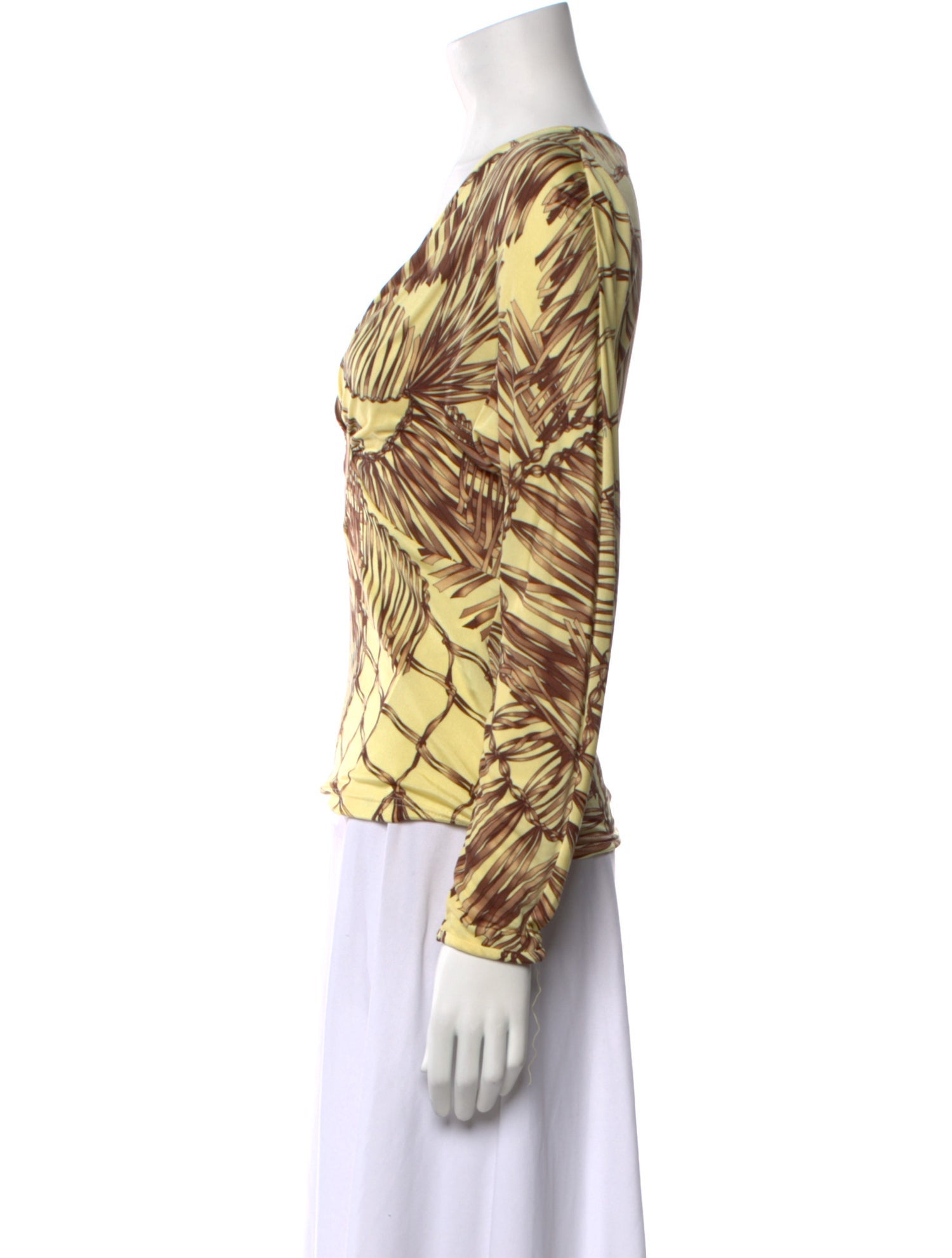 Versace Silk Printed Blouse