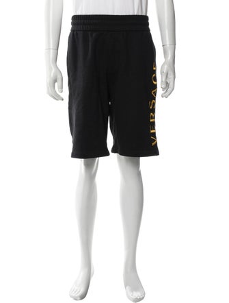 Versace Graphic Print Athletic Shorts