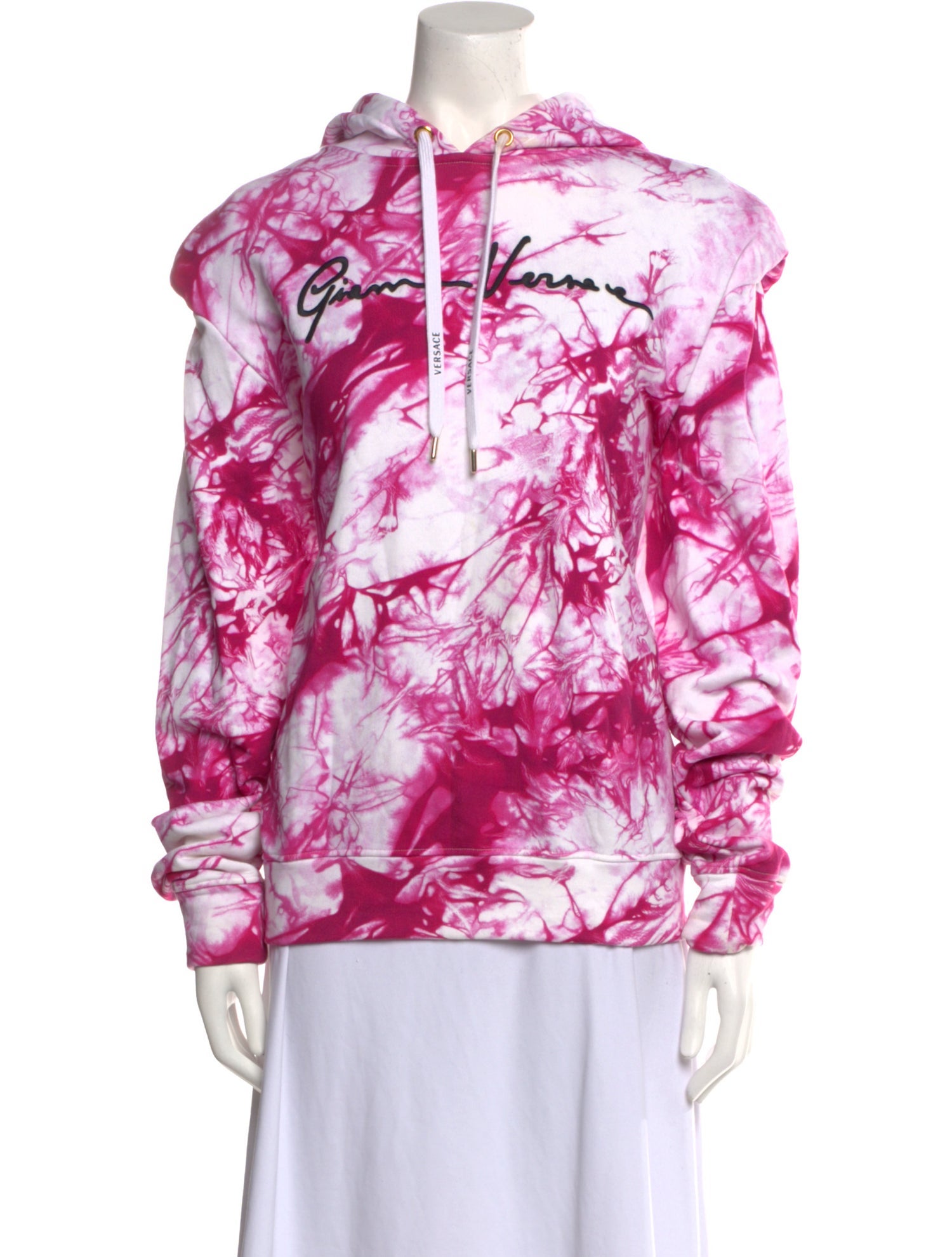 Versace Floral Print Crew Neck Sweatshirt