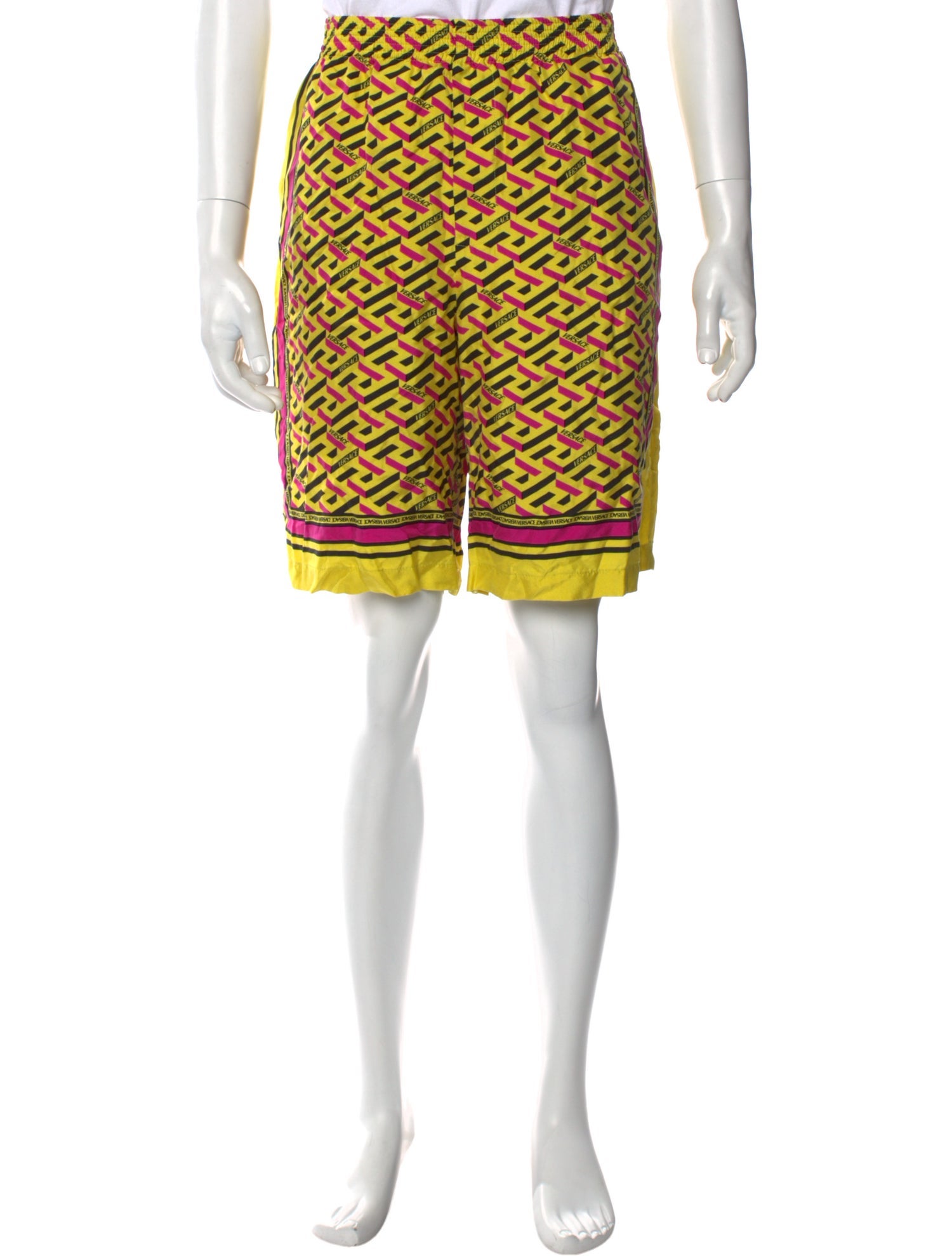 Versace Silk Jogger Shorts