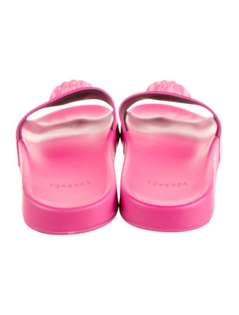 Versace Medusa Insignia Leather Slides