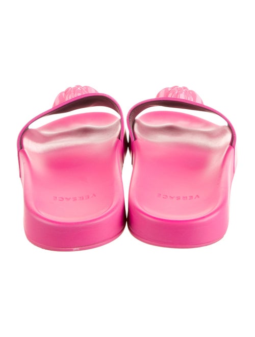Versace Medusa Insignia Leather Slides