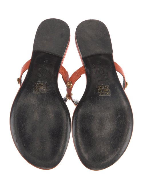 Versace Leather Flip Flops