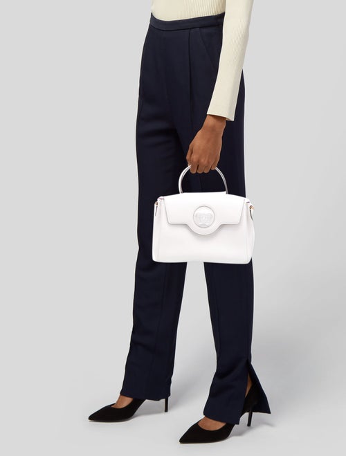 Versace Leather Top Handle Bag