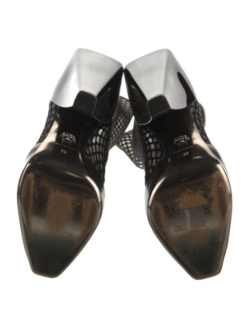 Versace Mesh Accents Sock Boots