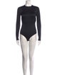 Versace Crew Neck Long Sleeve Bodysuit