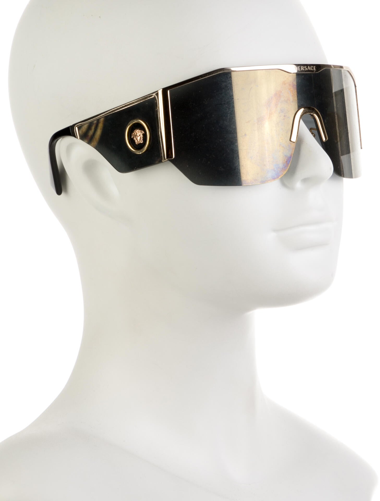Versace Shield Tinted Sunglasses