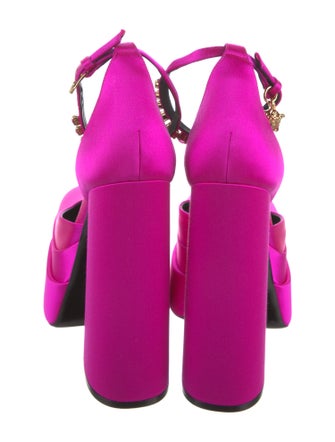 Versace Satin D'Orsay Pumps