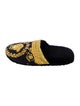 Versace Medusa Insignia Mesh Accents Slides