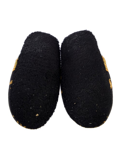 Versace Medusa Insignia Mesh Accents Slides