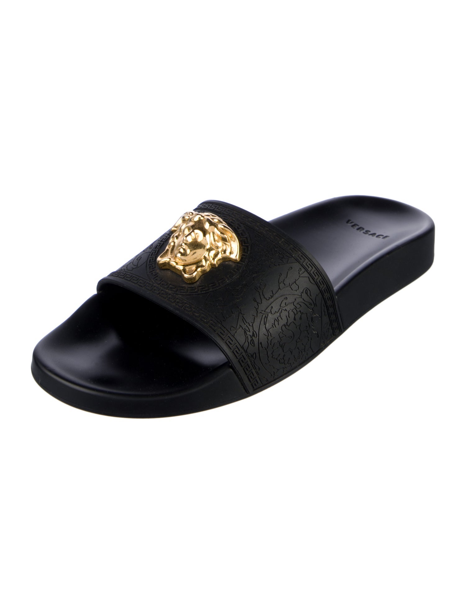 Versace Medusa Insignia Rubber Slides