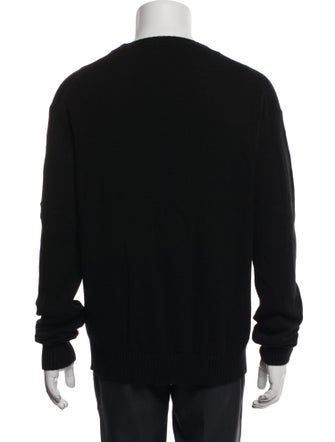 Versace Wool Graphic Print Pullover