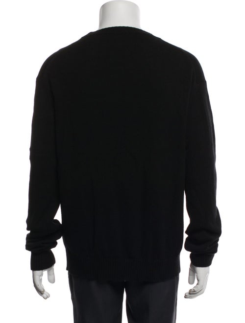 Versace Wool Graphic Print Pullover