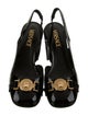 Versace Patent Leather Slingback Pumps
