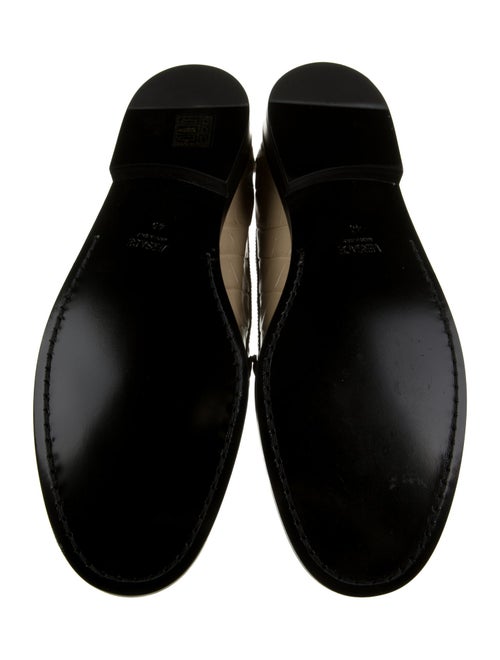 Versace Leather Loafers