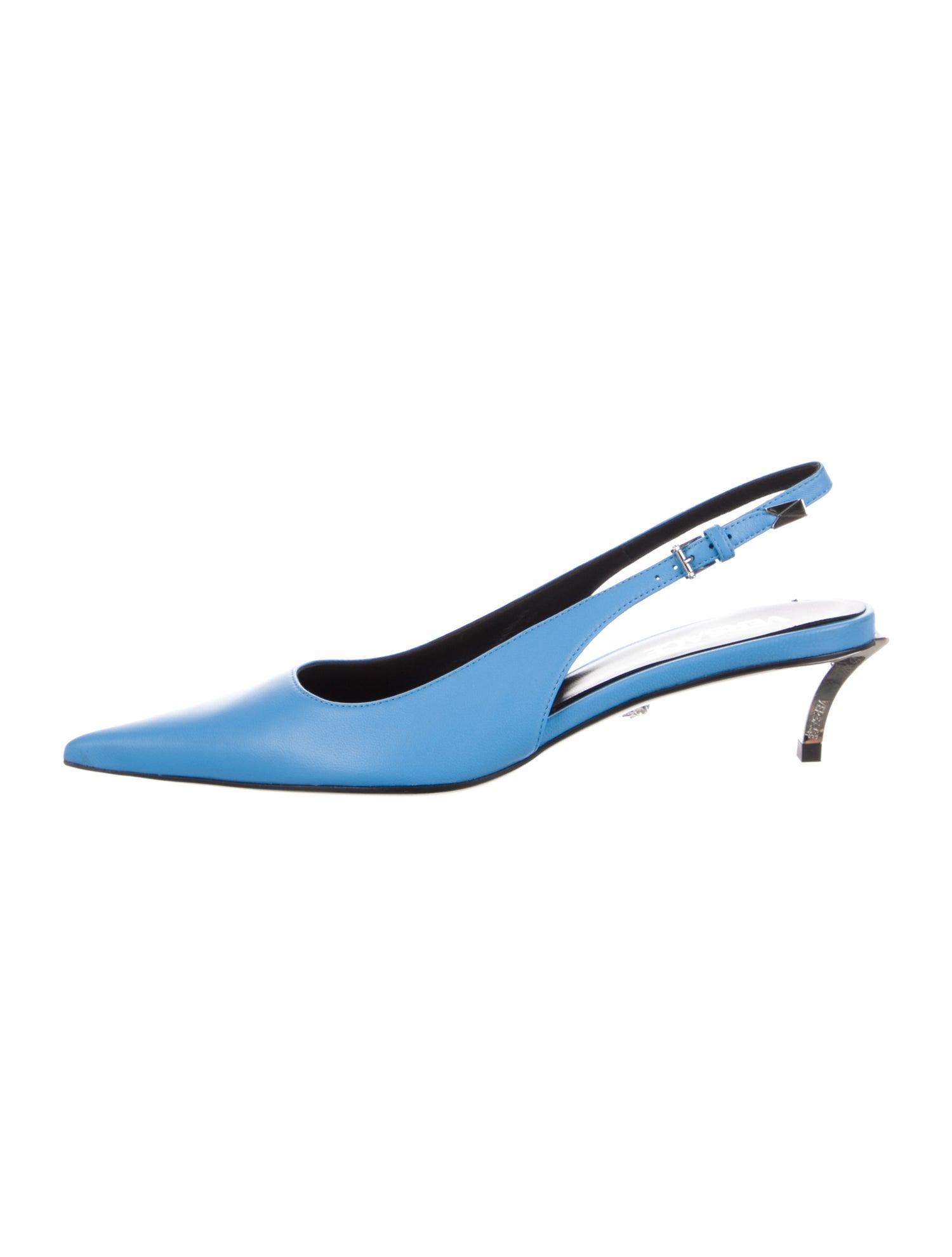 Versace Leather Slingback Pumps