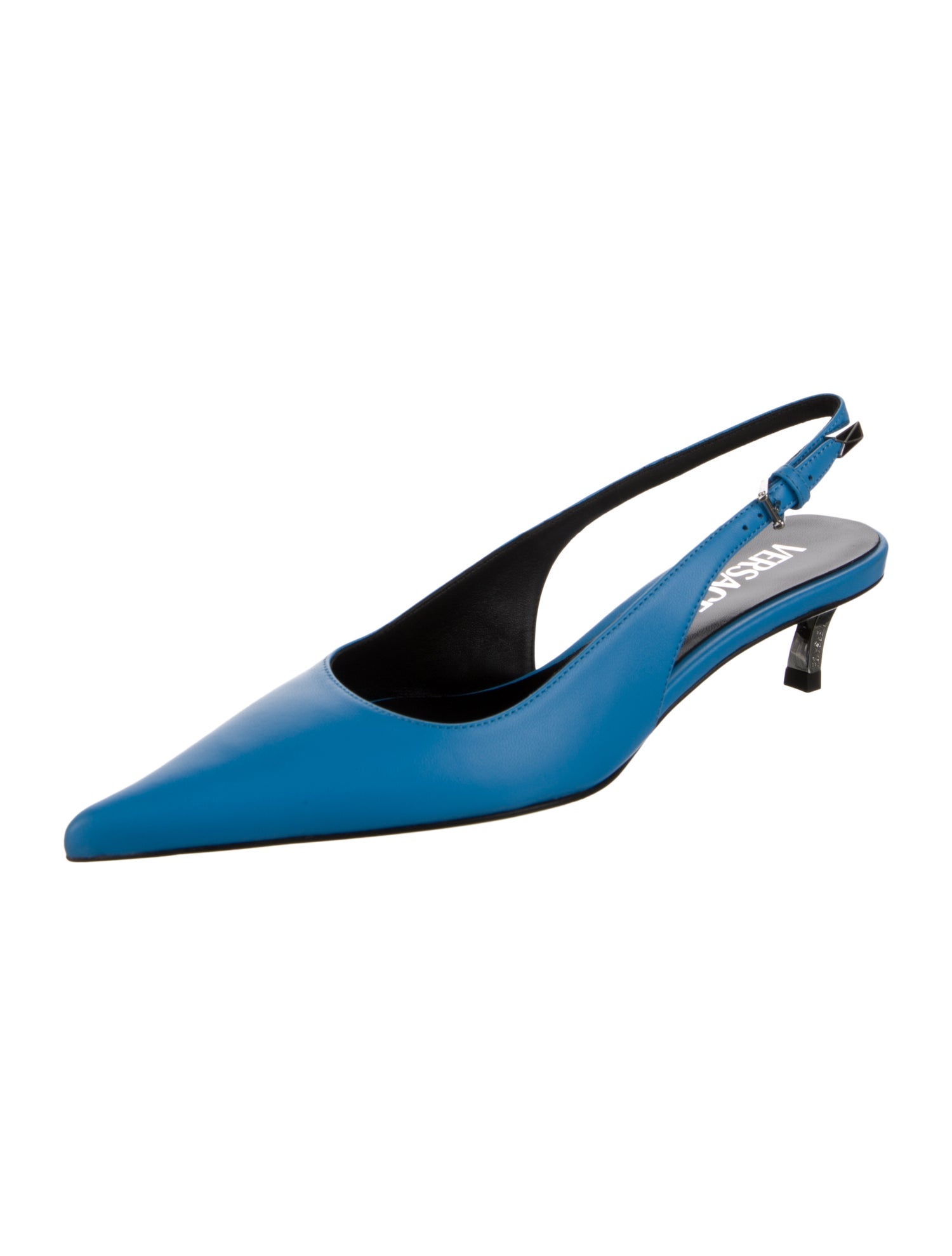 Versace Leather Slingback Pumps