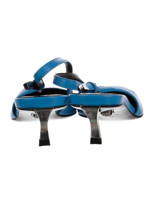 Versace Leather Slingback Pumps