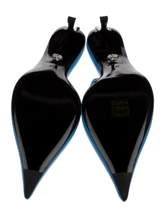 Versace Leather Slingback Pumps