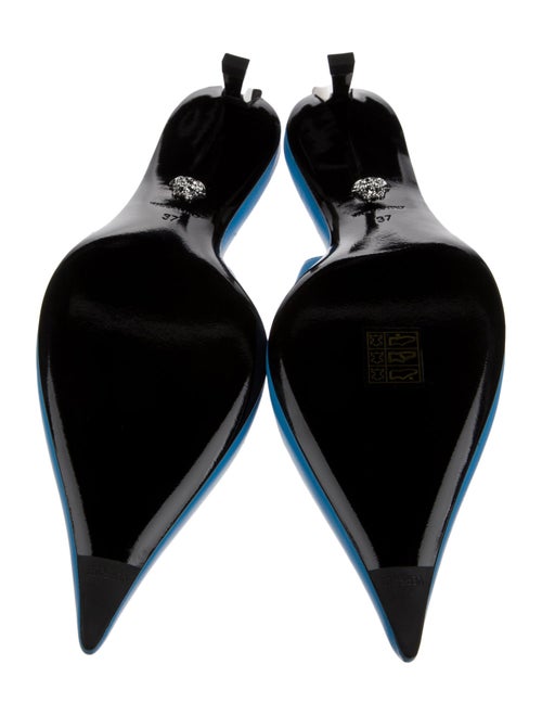 Versace Leather Slingback Pumps