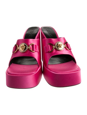 Versace Medusa Insignia Satin Slides