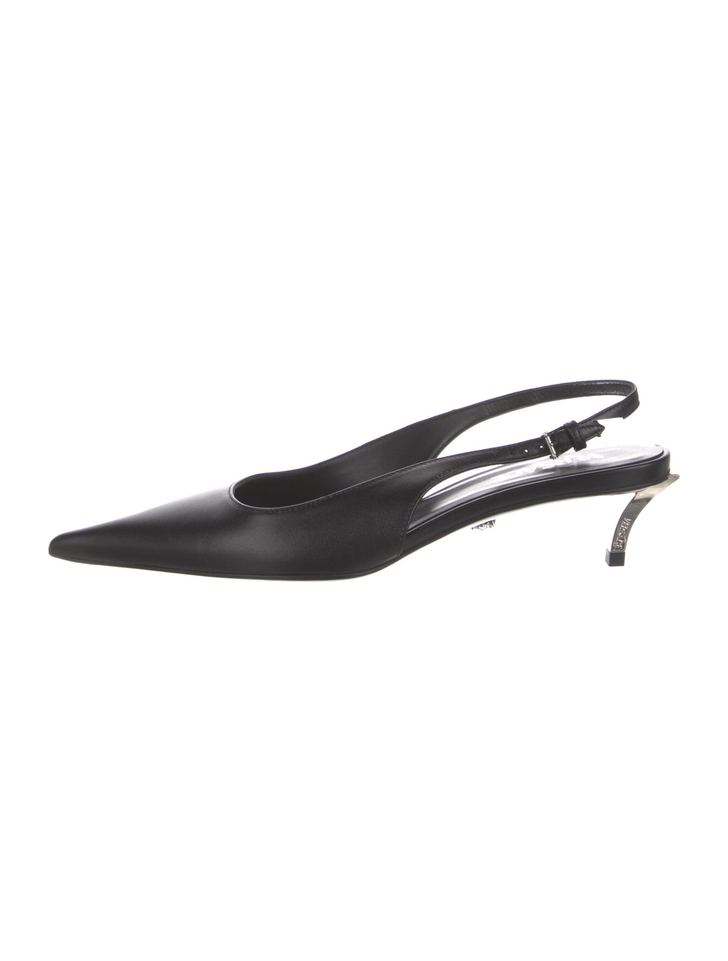 Versace Leather Slingback Pumps