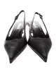 Versace Leather Slingback Pumps