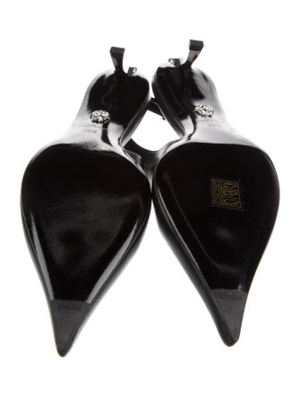 Versace Leather Slingback Pumps