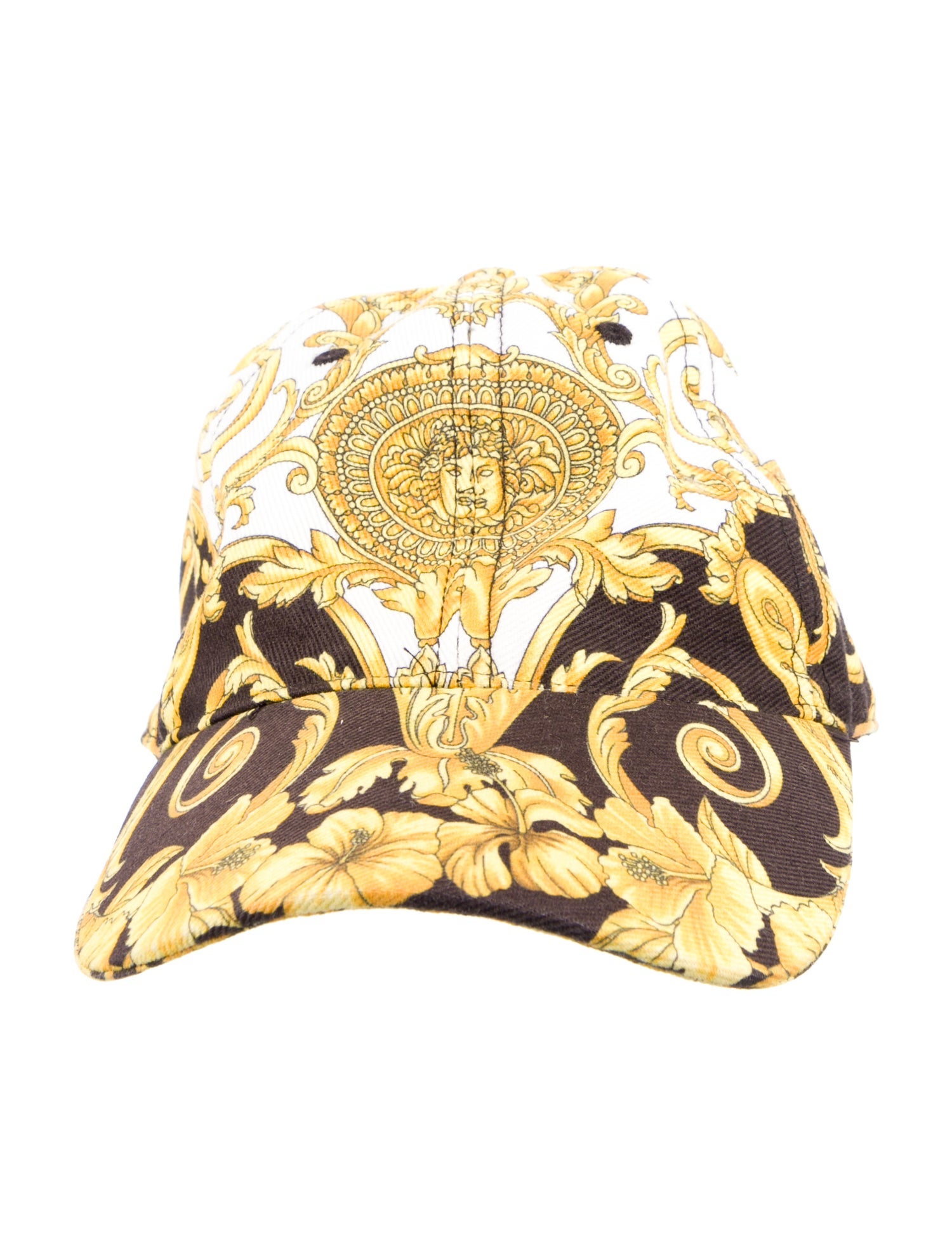 Versace Baroque-Print Baseball Cap