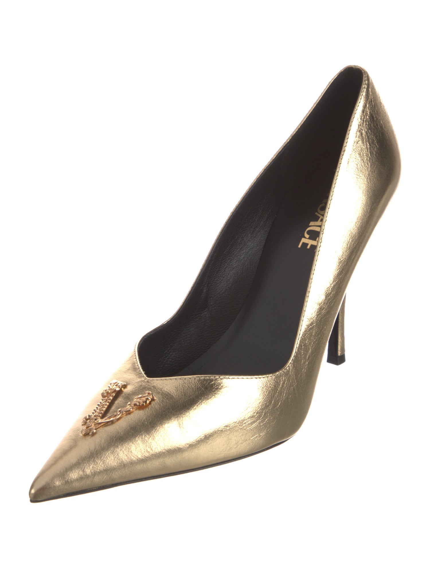 Versace Patent Leather Pumps w/ Tags