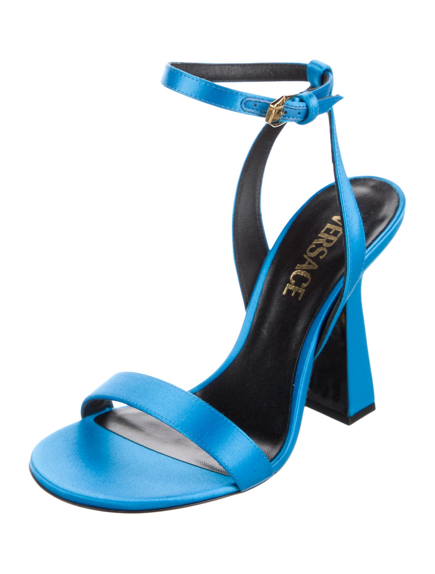Versace Satin Sandals w/ Tags