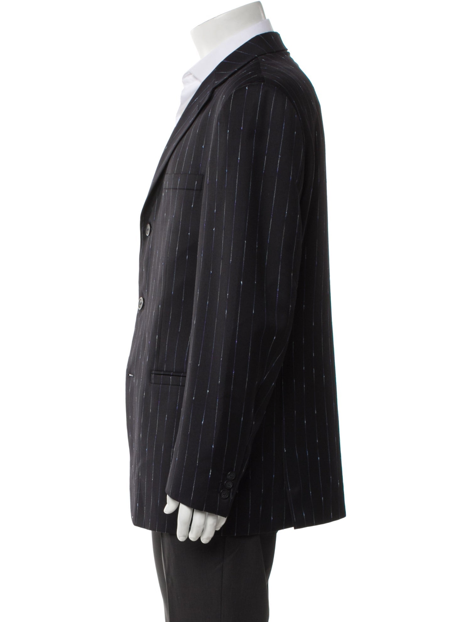 Versace Wool Striped Blazer