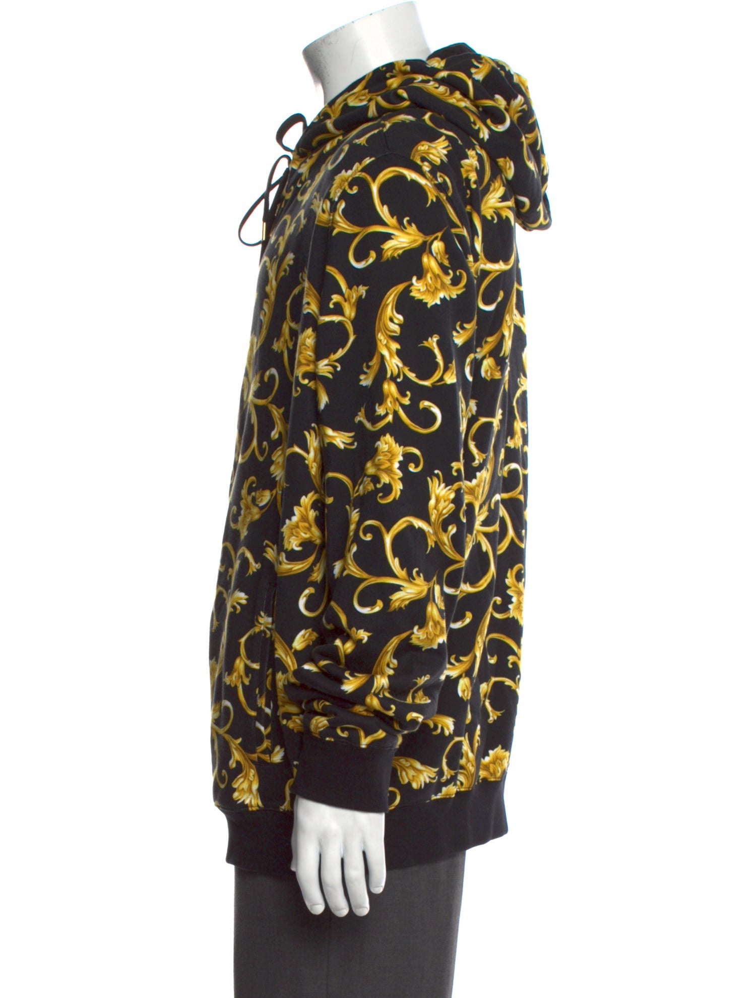 Versace Printed Crew Neck Hoodie