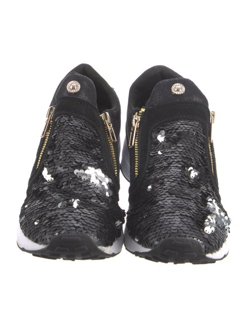 Versace Sequins Sneakers