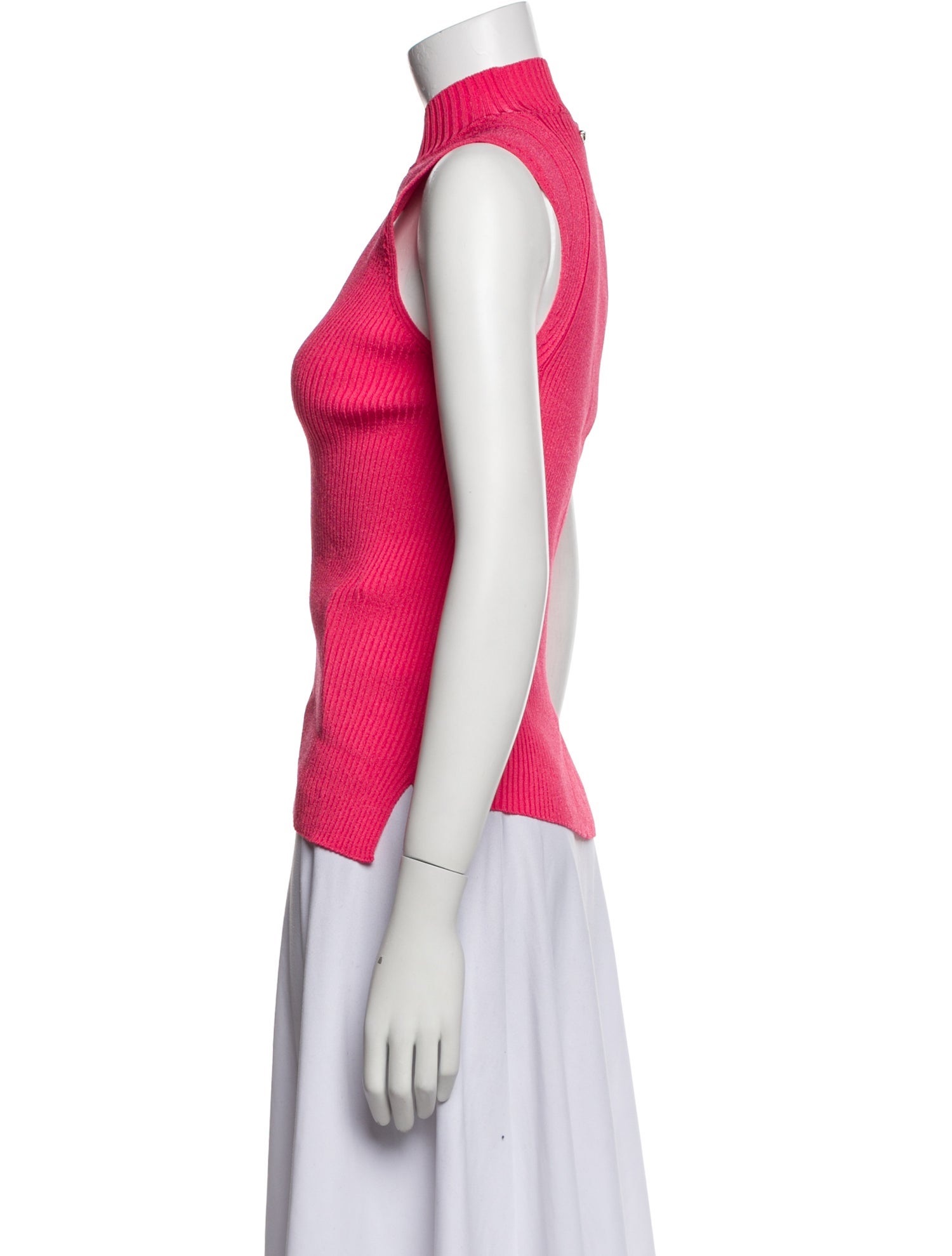 Versace Mock Neck Sleeveless Top w/ Tags