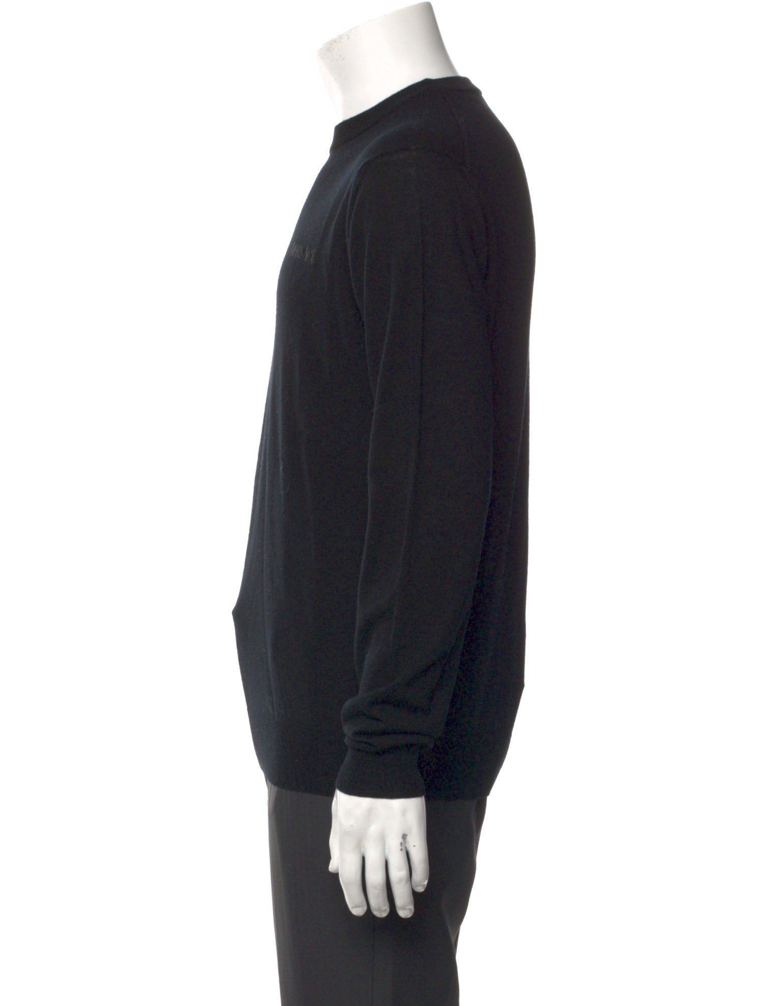 Versace Virgin Wool Crew Neck Pullover