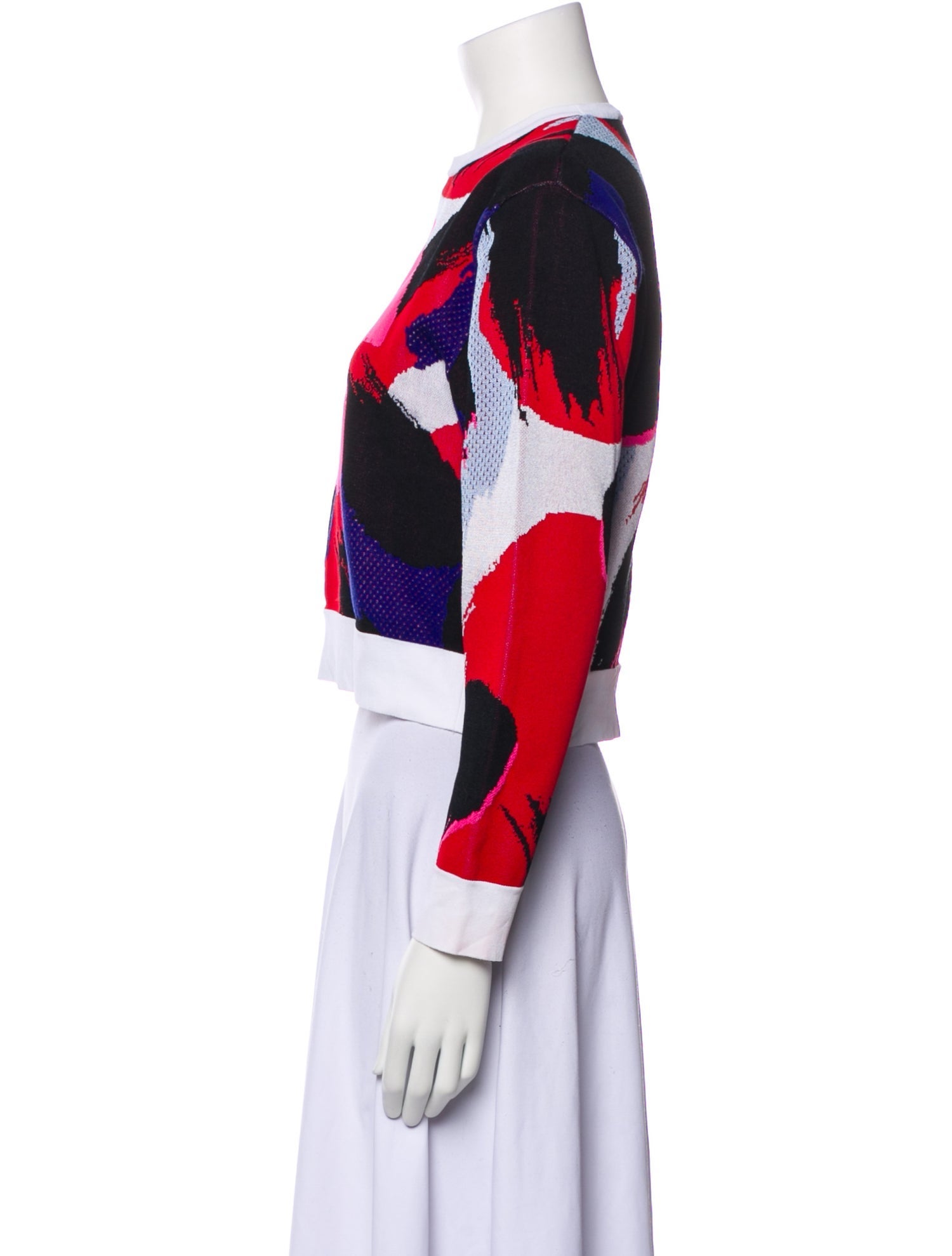 Versace Graphic Print Crew Neck Sweatshirt