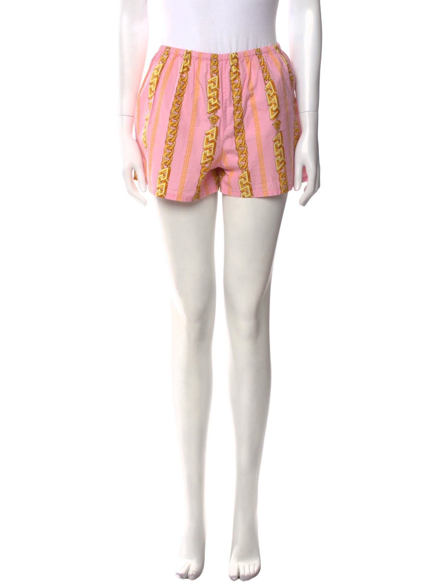 Versace Printed Mini Shorts