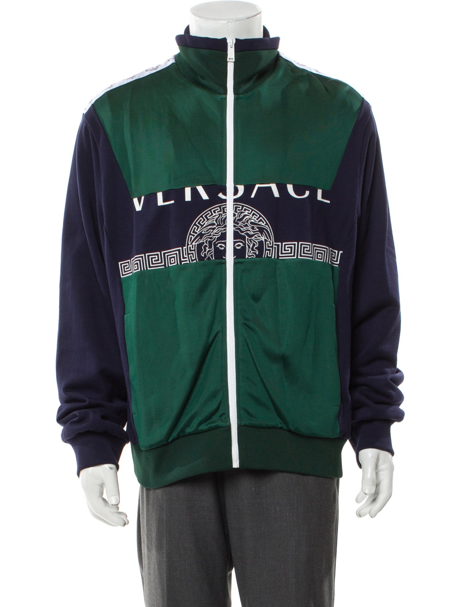 Versace Graphic Print Windbreaker