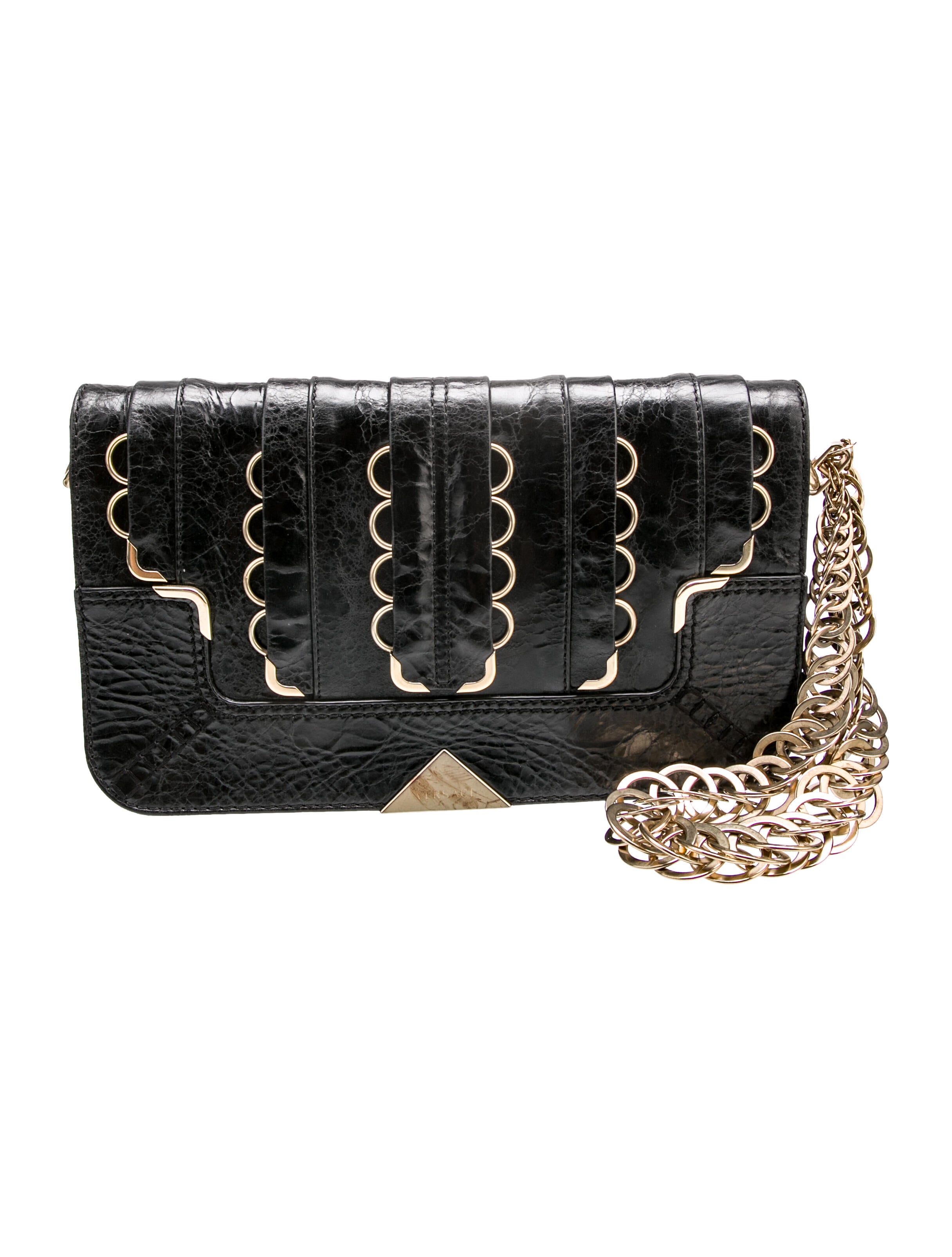 Versace Leather Clutch