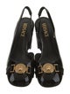 Versace Patent Leather Slingback Pumps