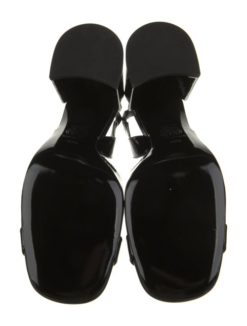 Versace Patent Leather Slingback Pumps