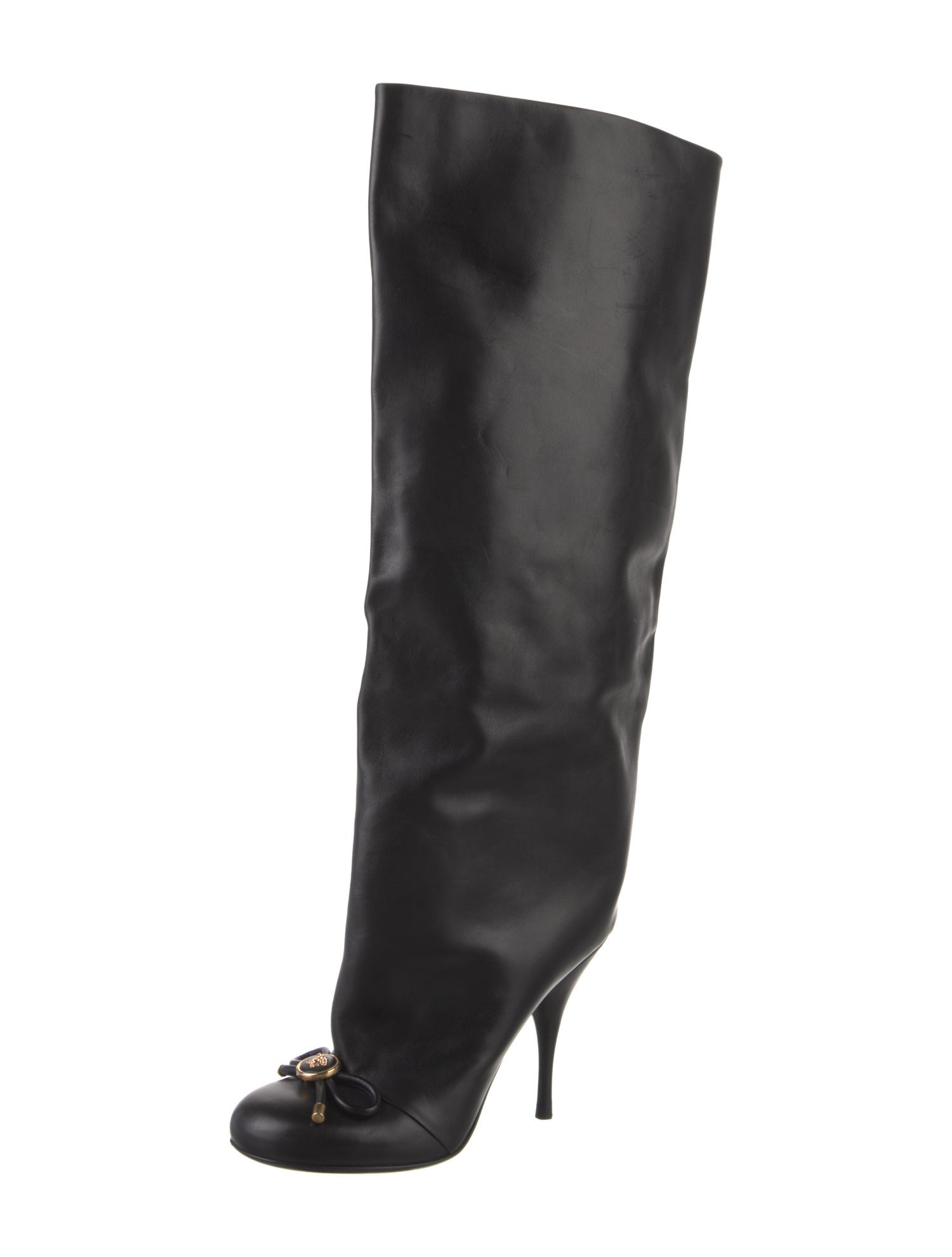 Versace Leather Boots