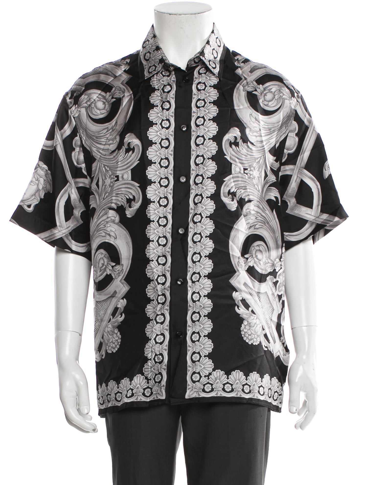 Versace Silk Printed Shirt w/ Tags