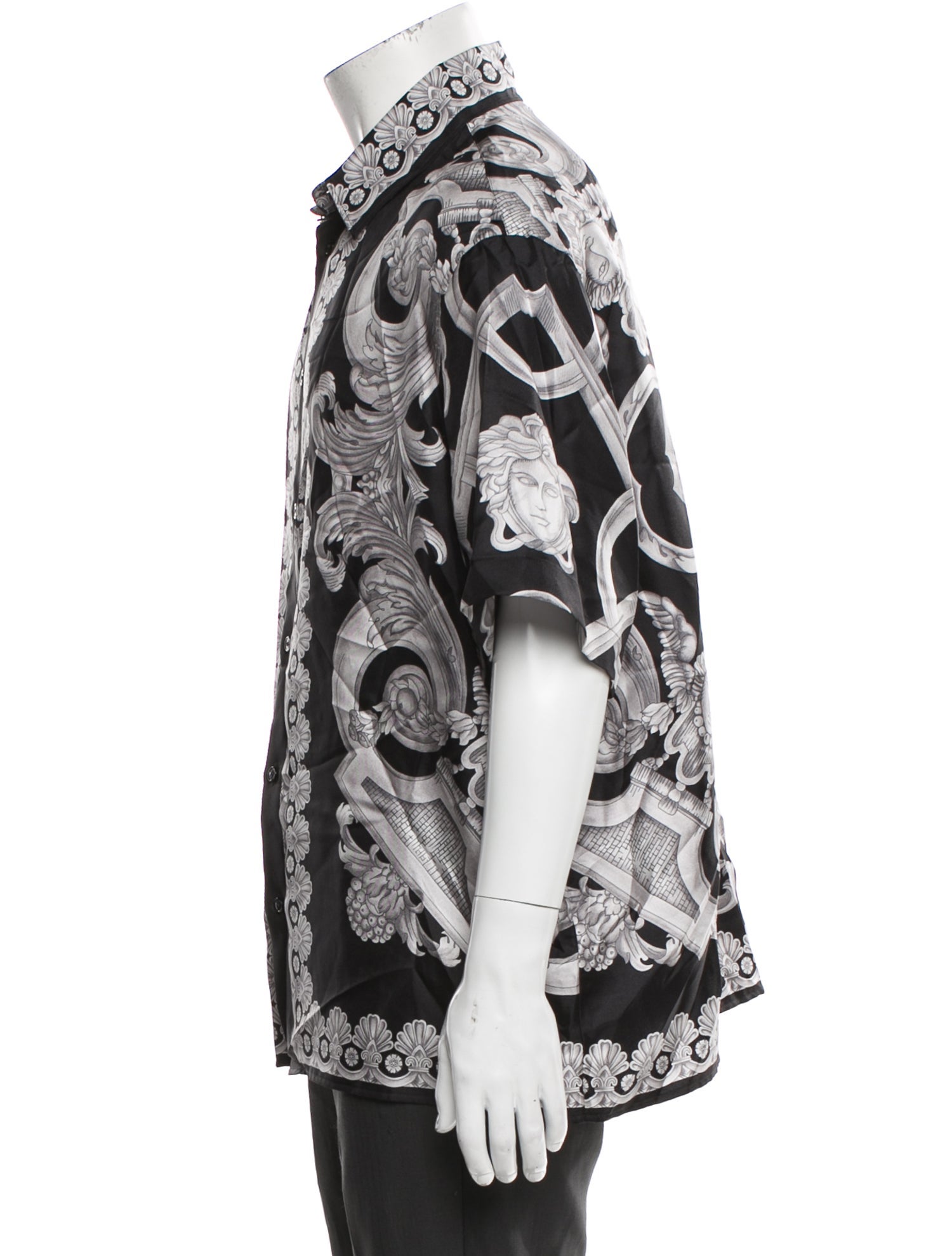 Versace Silk Printed Shirt w/ Tags