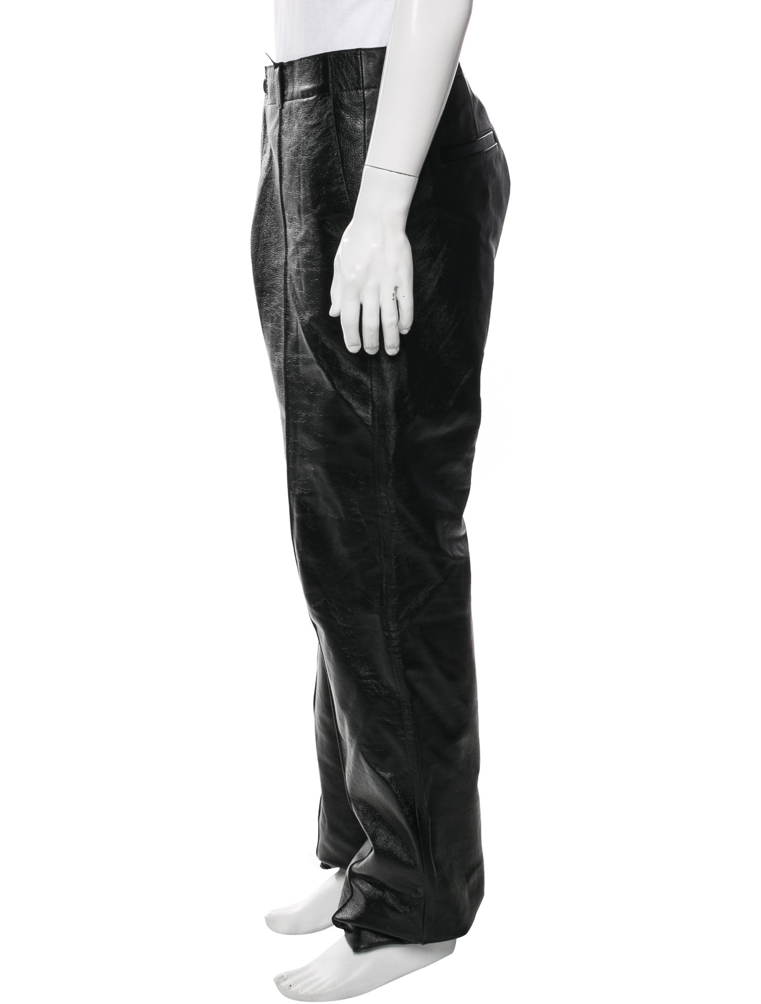 Versace Calf Leather Pants