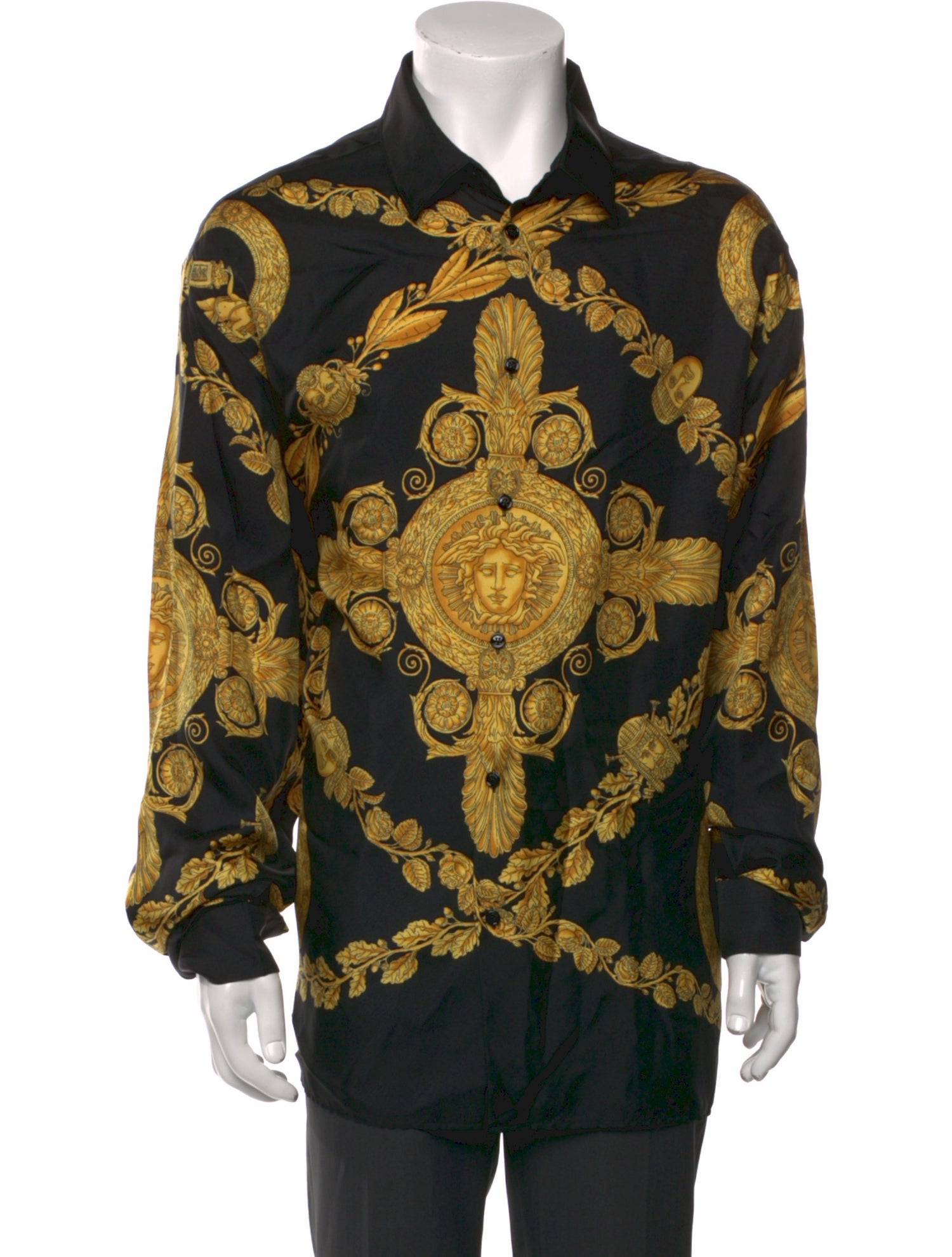 Versace Silk Printed Shirt